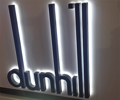 精品不锈钢背光字